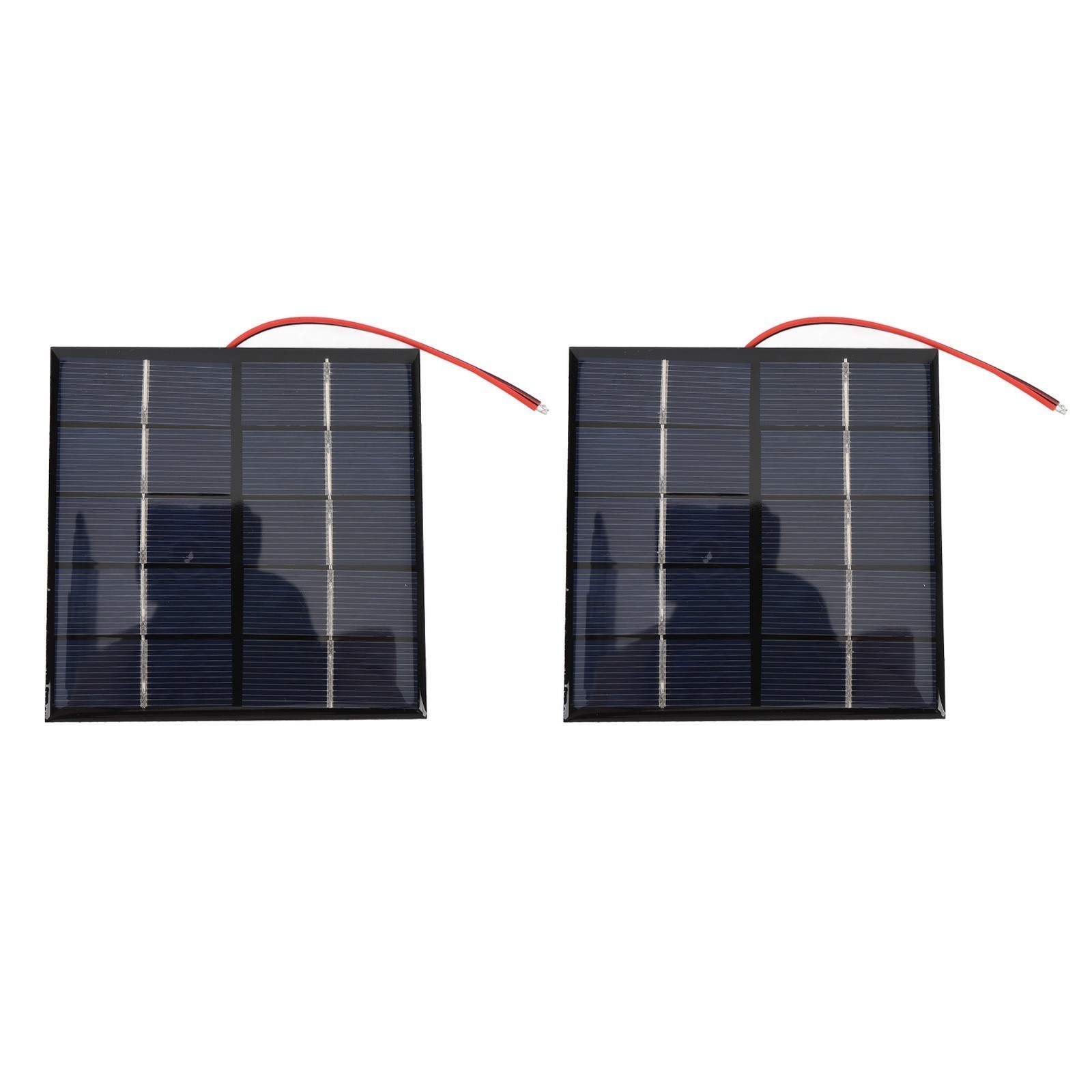 2PCS 1.2W 5V Small Solar Panel DIY Polysilicon with Electronic Wire for Phone