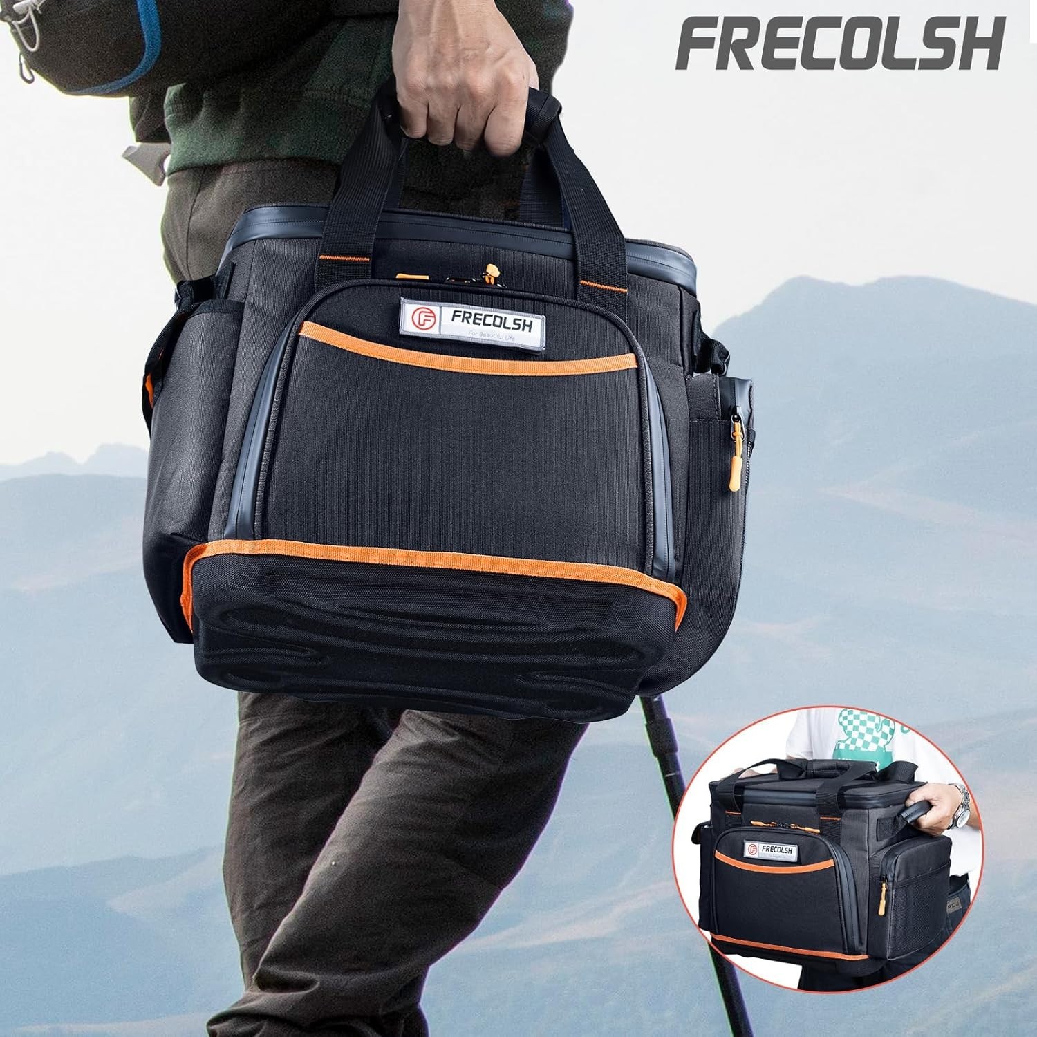 Travel-Ready Jackery 500 Case with Waterproof Base and Accessory Pockets