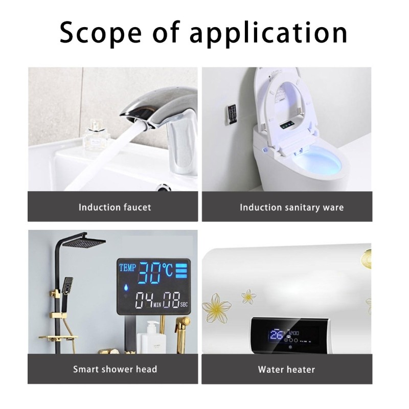 5V Mini Water Turbines Generator Water Power Generator for Home & Bathroom Use