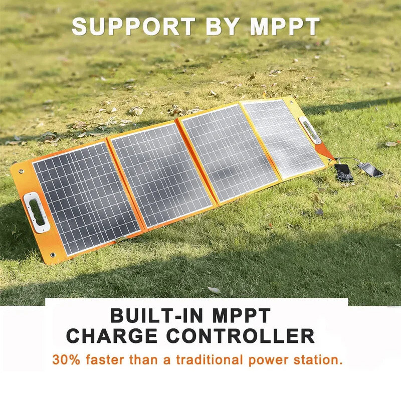 Flashfish P63 Portable Power Station 520Wh 500W With 100W Foldable Solar Panel