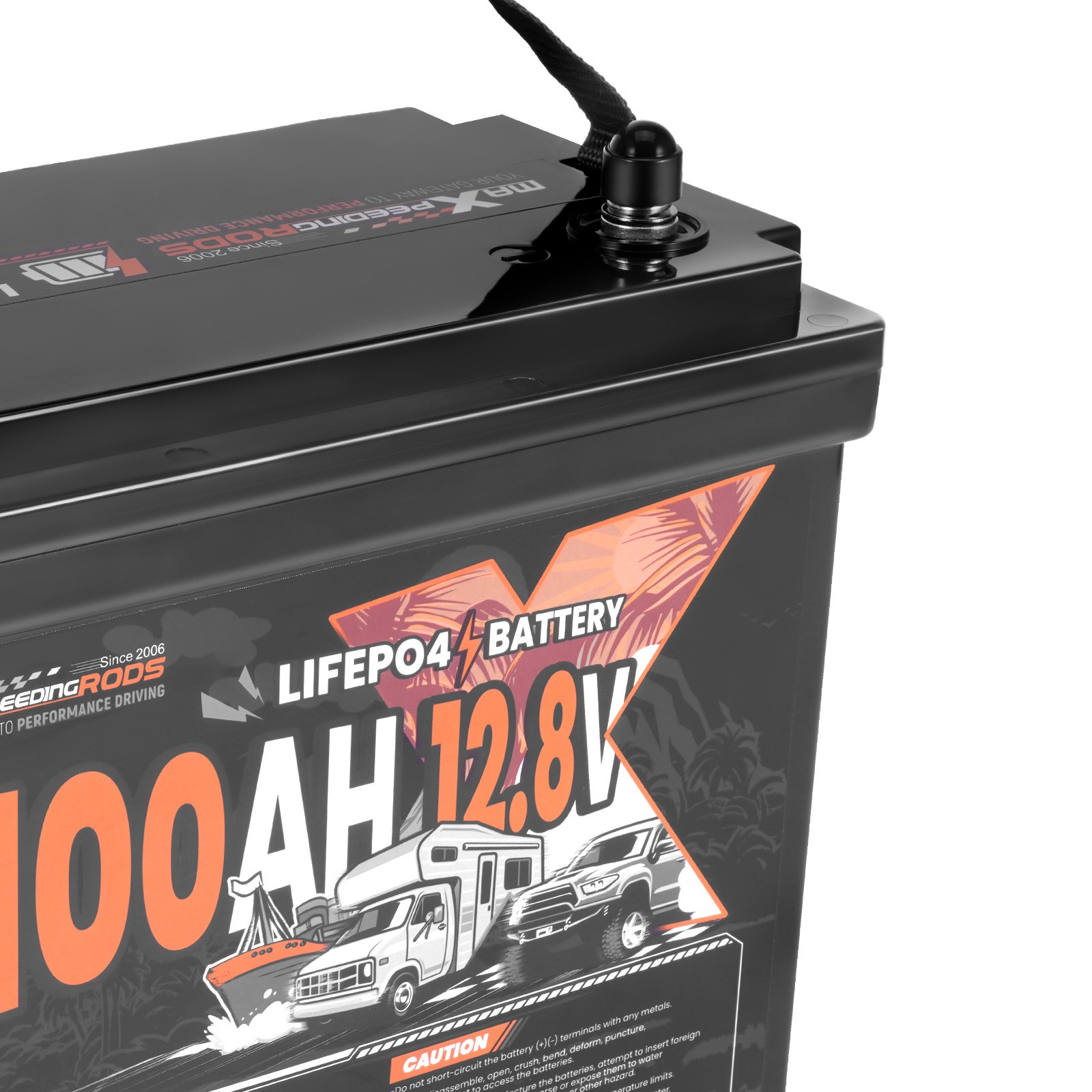 100Ah 12V Lithium Battery for Boat Off Grid Solar, Low Temp Protection
