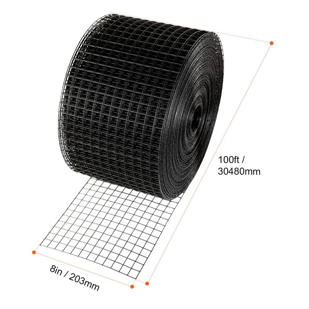 8 Inch x 100ft Solar Panel Bird Guard Critter Guard Roll Kit 100 Fasteners