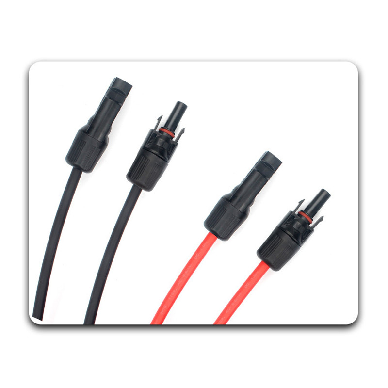 50FT 10 AWG Solar Panel Extension Cable PV Wire Solar Connectors Pair 6mm²