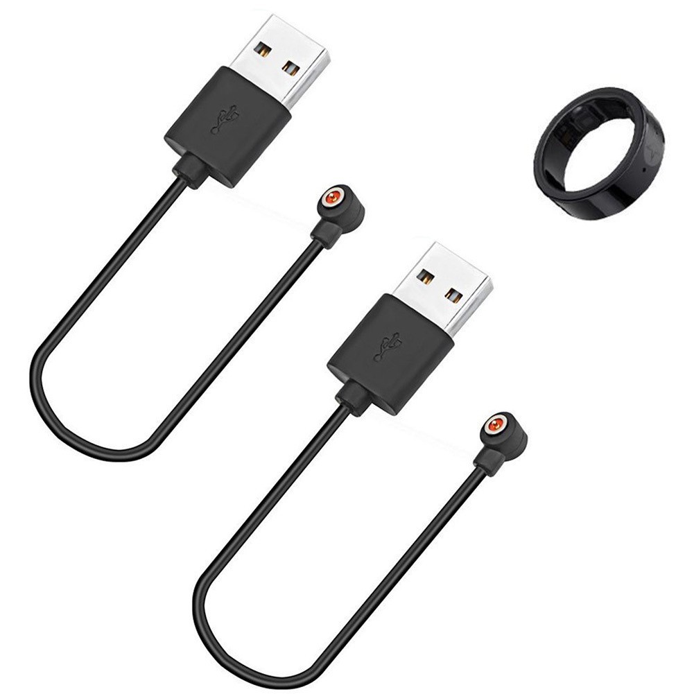 2-Piece Magnetic Charging Cable Designed for Smart Ring 4.0 mm Round Interface