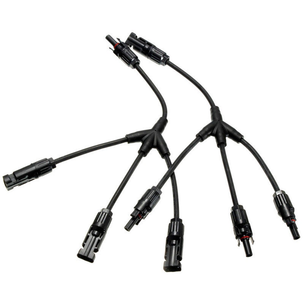 1 to 2/3/4 Branch Solar Panel Connector Splitter, Parallel PV Panel Y Pair
