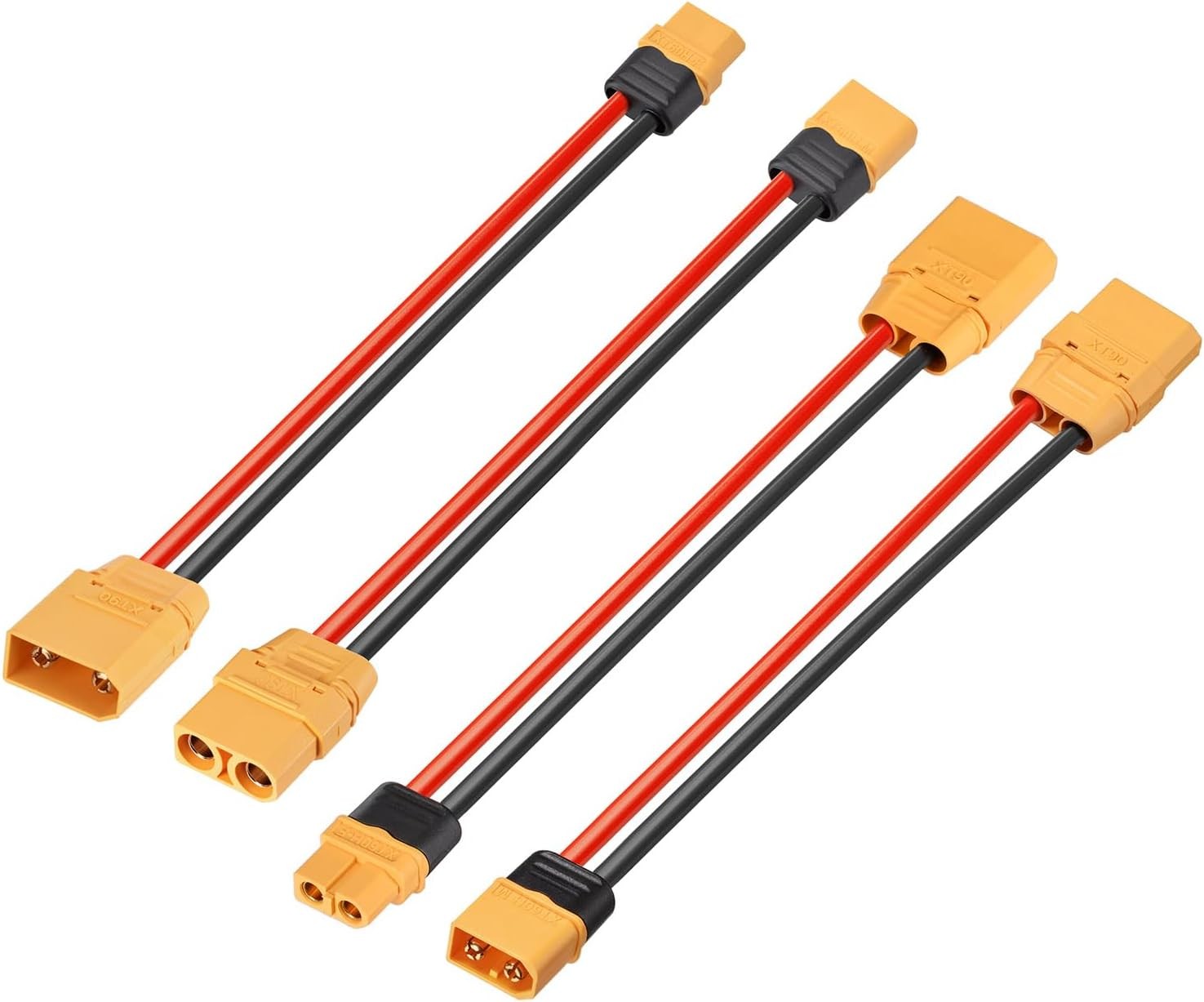 ELFCULB XT60 to XT90 Adapter Cable 12AWG 0.5FT