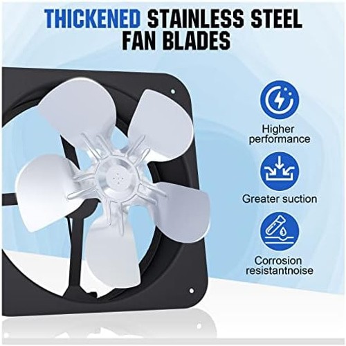 ECO-WORTHY 50W Solar Attic Fan Kit, 50W Foldable Solar Panel and 14″ DC Fan w…