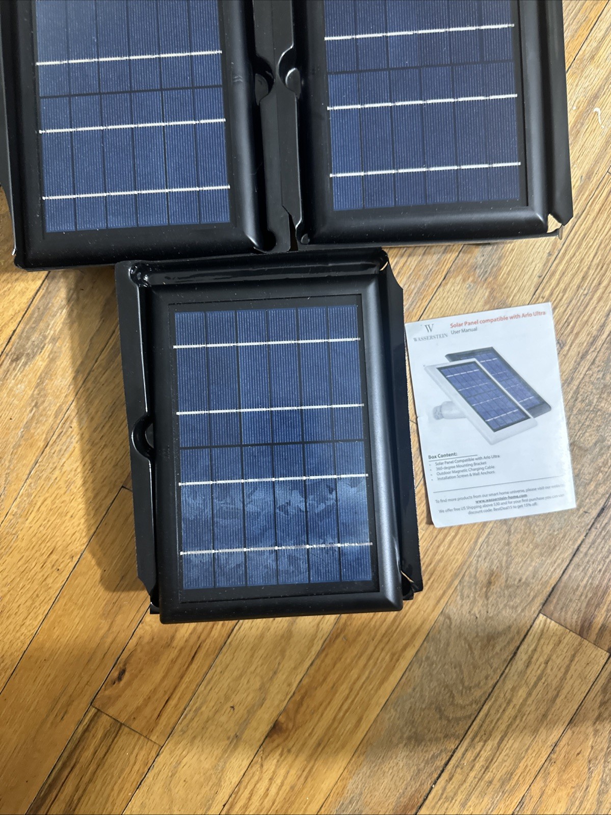 Solar Power Panel for Arlo Ultra Camera Outdoor (3 Pack)