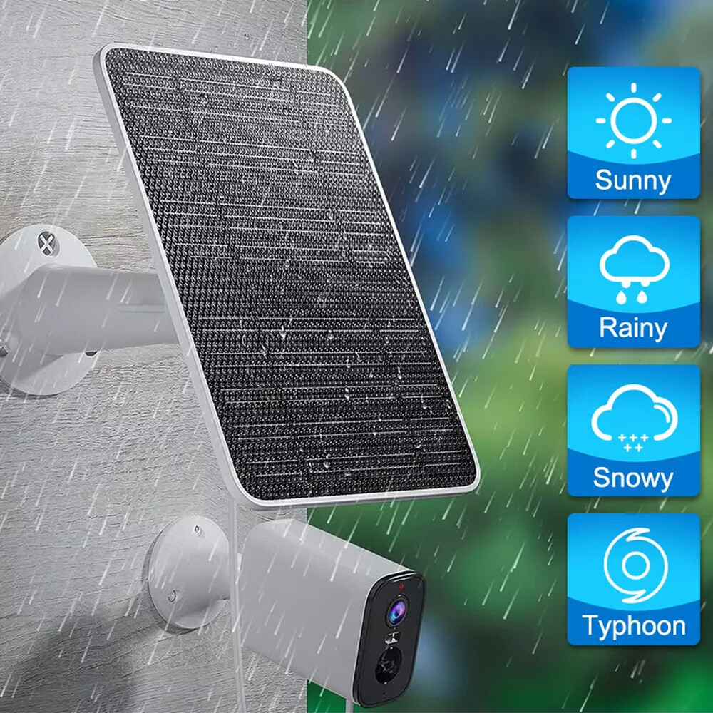 Universal Solar Battery Charger Panel for Ring Spotlight Stick Up Cam Cable