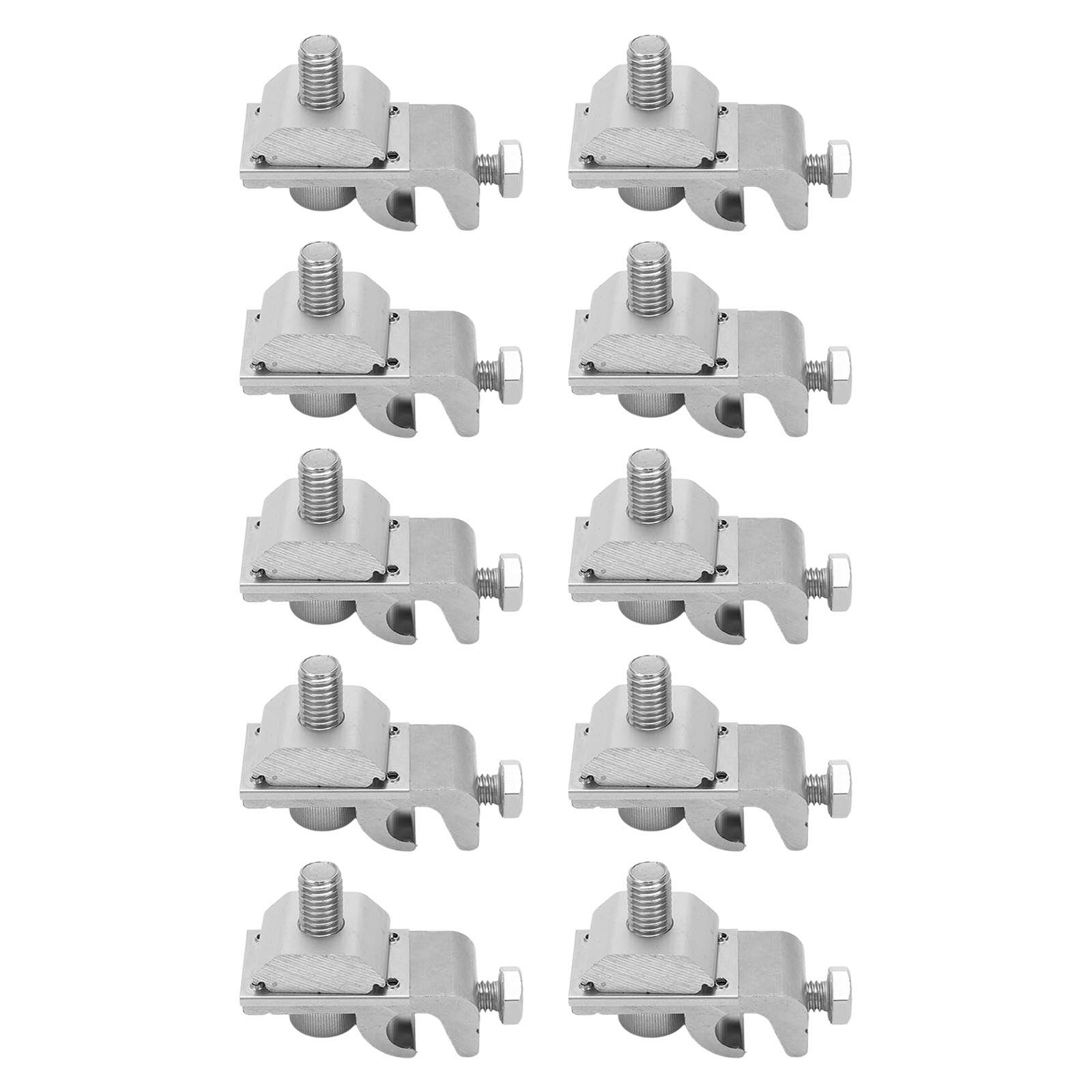 10Pcs Solar Mounting System Grounding Clip for Photovoltaic Support Parts