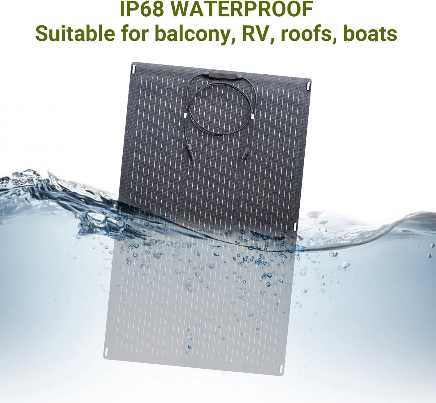 ALLPOWERS 200W 400W 800W Flexible Efficiency Mono Solar Panel Camping Home Boat