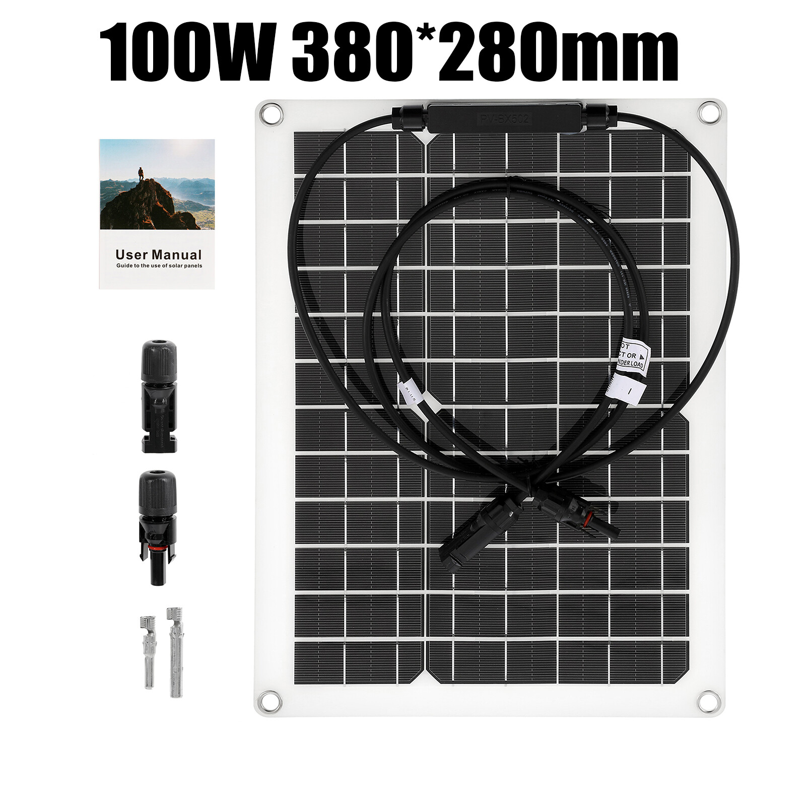 300W Solar Panel Battery Charger Controller House Car Trailer Boat RV Camp 18V