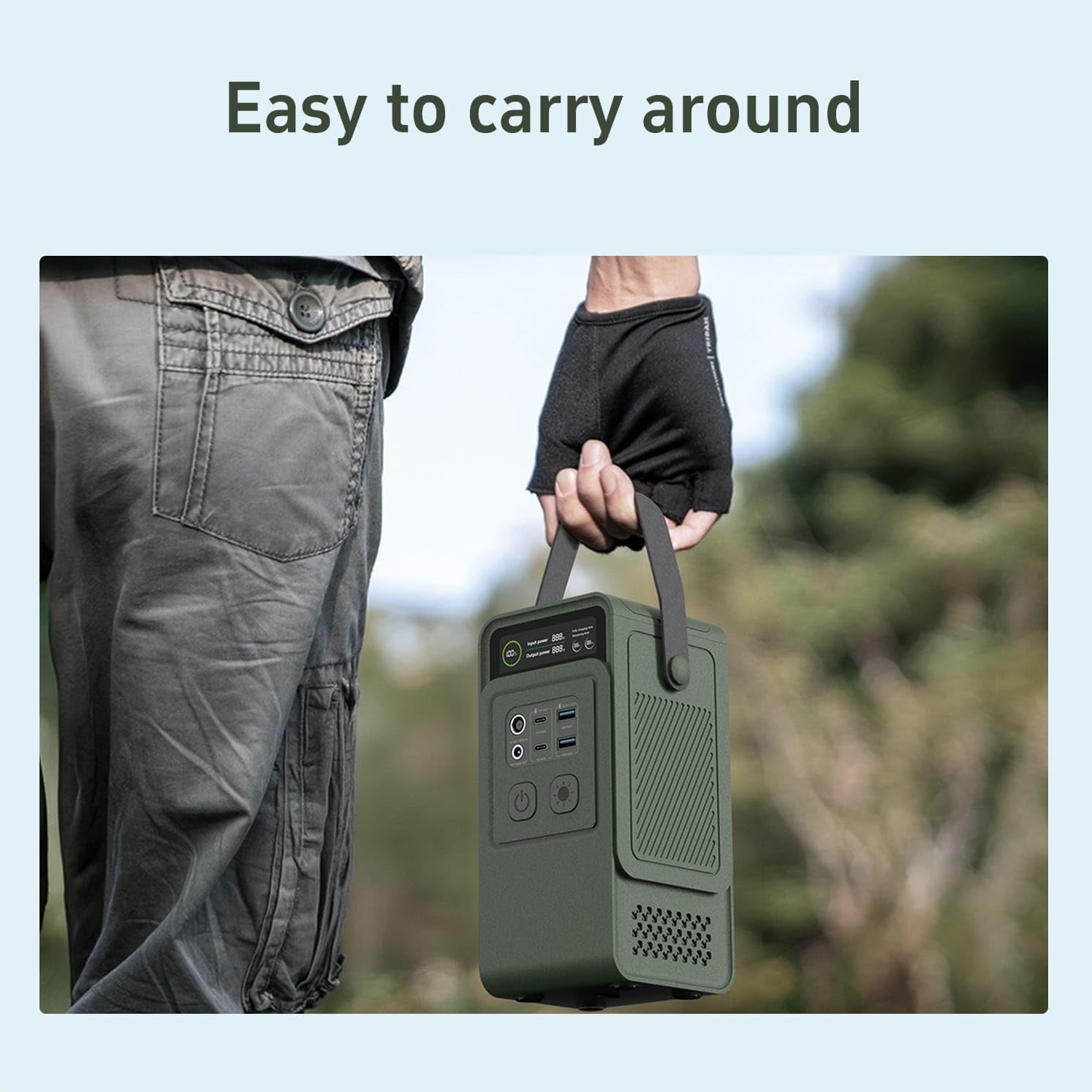 Portable Power Station Power bank 200W 60000 Mah LiFePO4 Battery