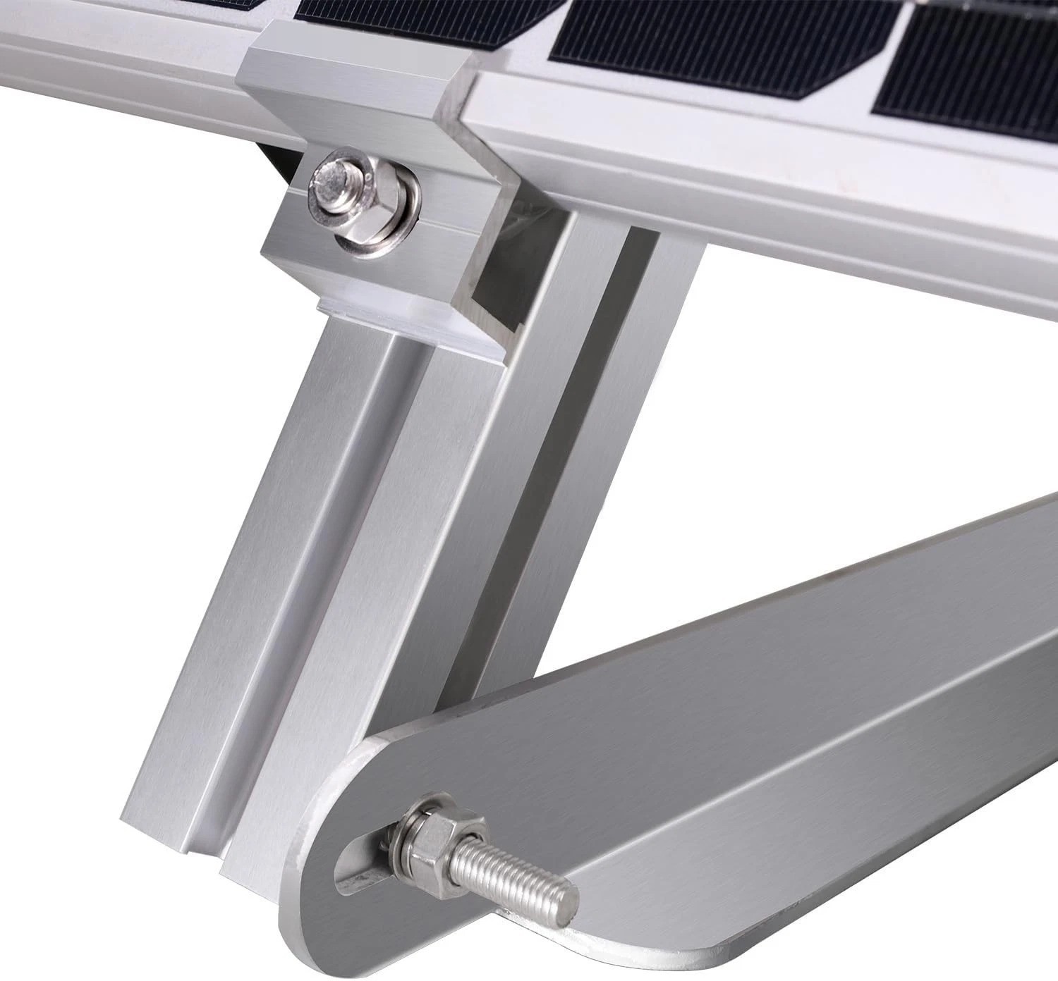 Complete Off-Grid Pole Mount System for Solar Panels Up to 100W | Easy Install