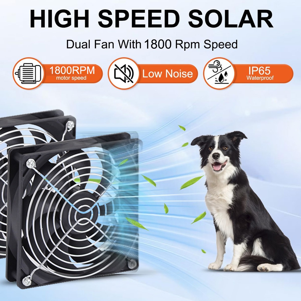 Solar Powered Fan Kit IP65 Weatherproof Intake or Exhaust Air Fan for Coops NEW