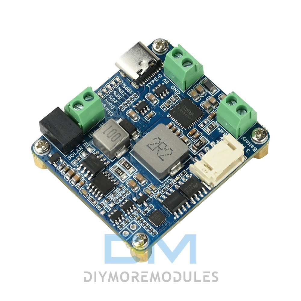 6-24V Solar Panel Power Management Module 5V 3A MPPT PD QC FCP SFCP Type-C