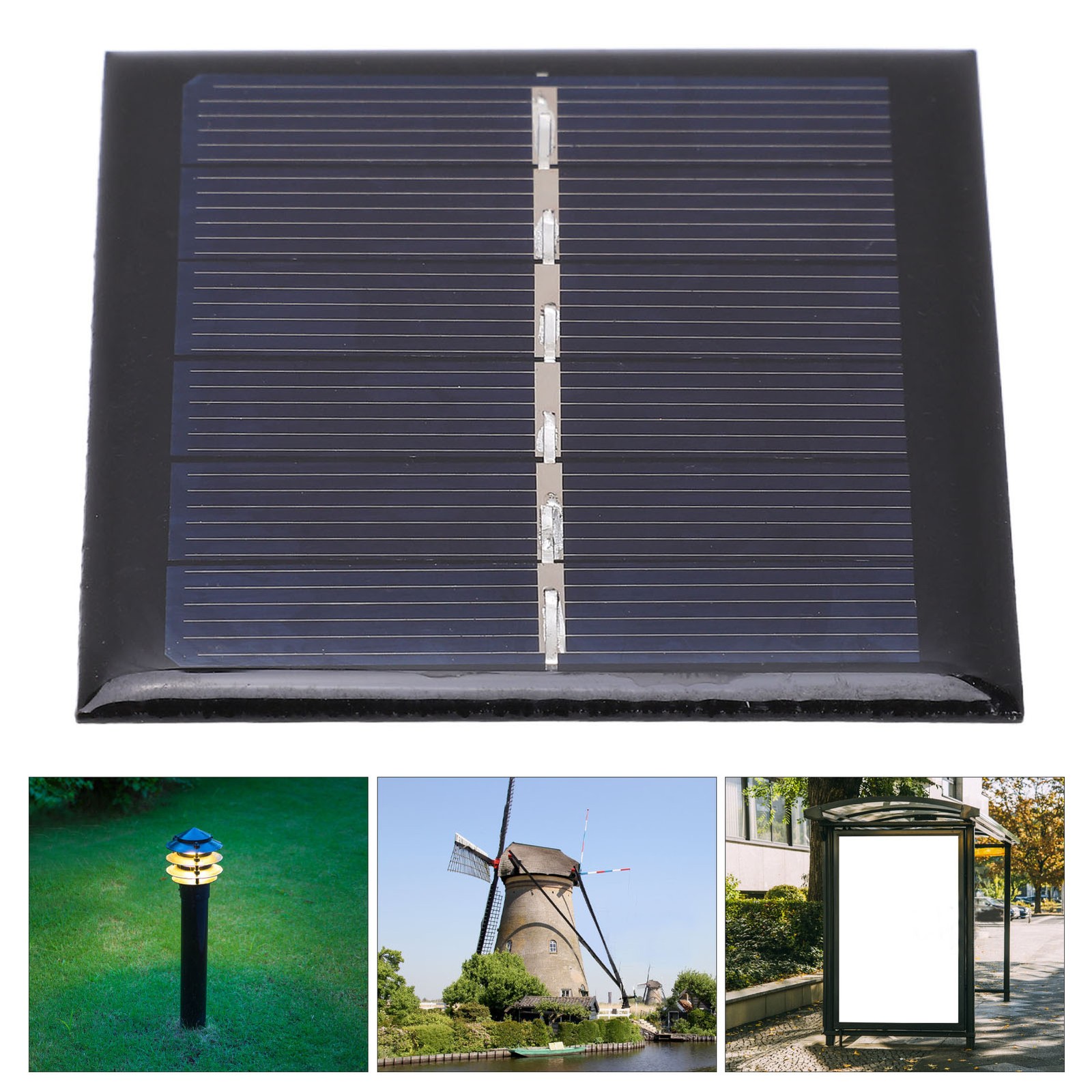 0.6W 3V Polysilicon Solar Panel Level A Charging Board Module For Garden