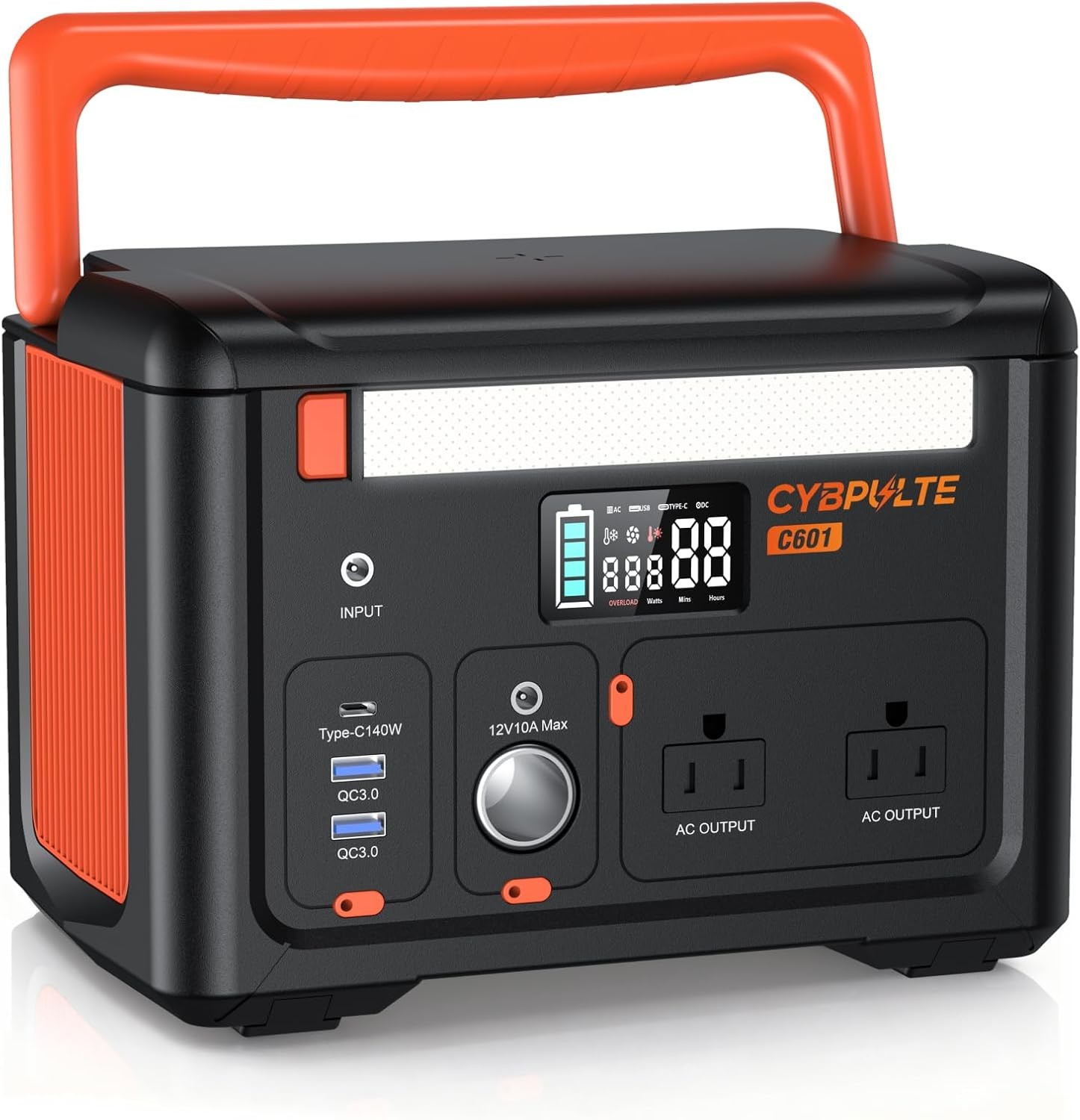 299Wh Portable Power Station 600W AC USB-C Fast Charge