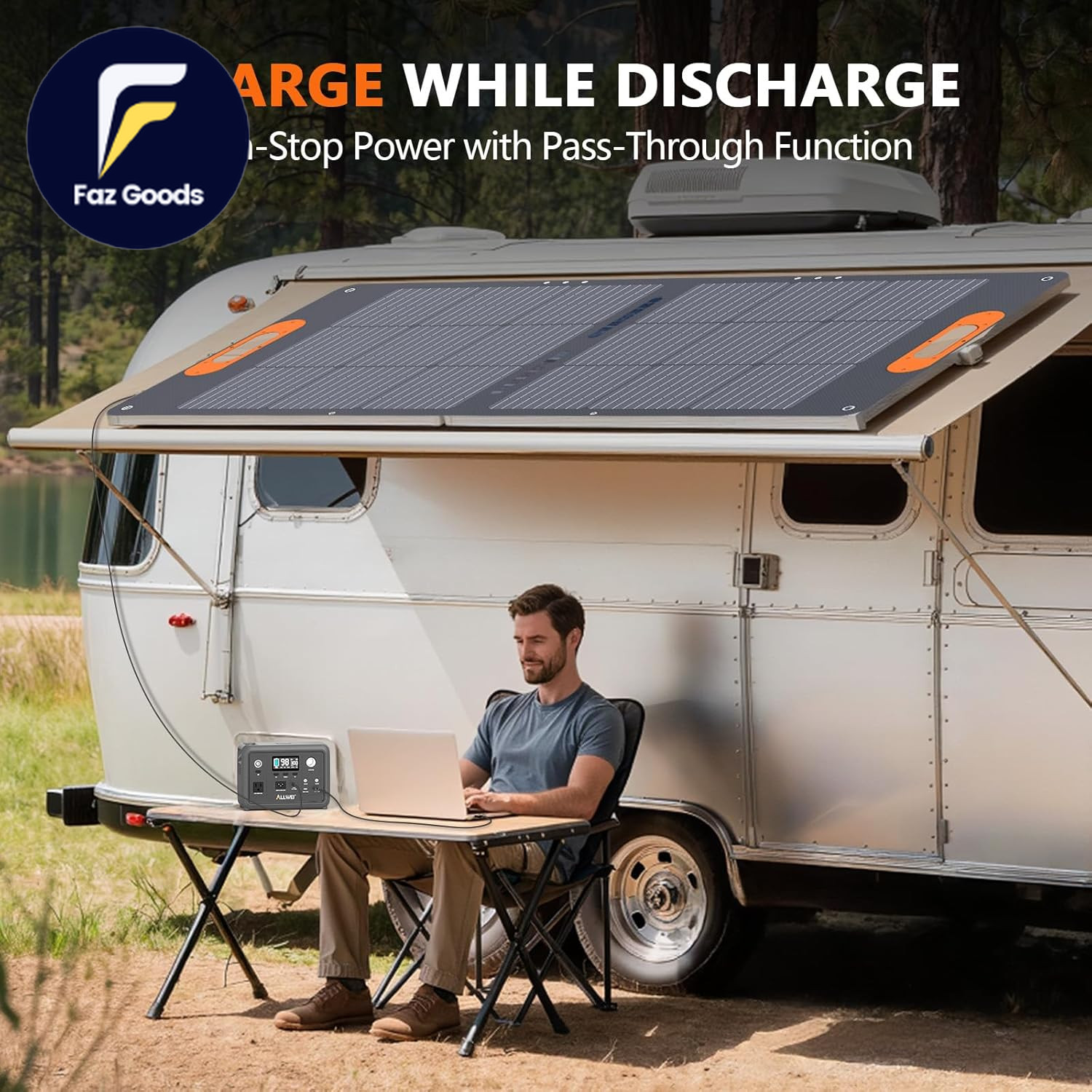 Portable Power Station 300W Peak 600W Upgraded 256Wh Lifepo4 Battery