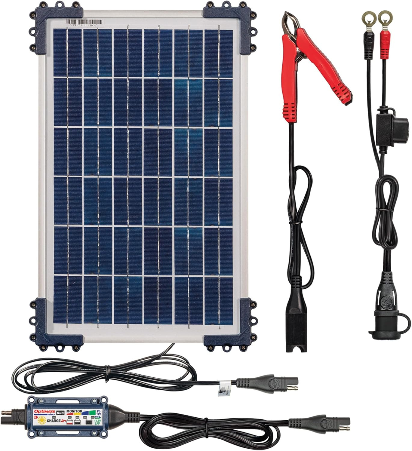 Solar Duo 10W, TM522-D1, 6-Step 12V / 12.8V 0.83A Weatherproof Solar Battery Sav