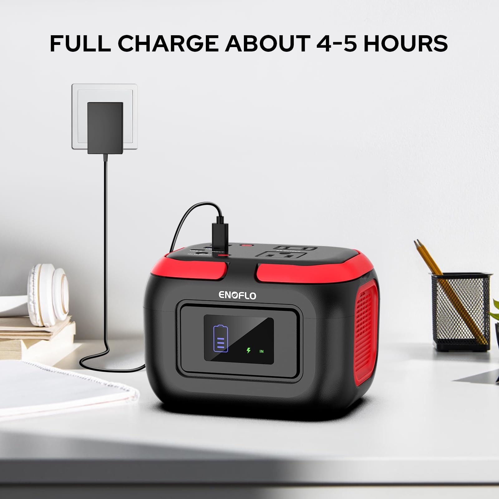 Portable Power Station, 97.68Wh Solar Generator, Lithium Battery Power with 1…