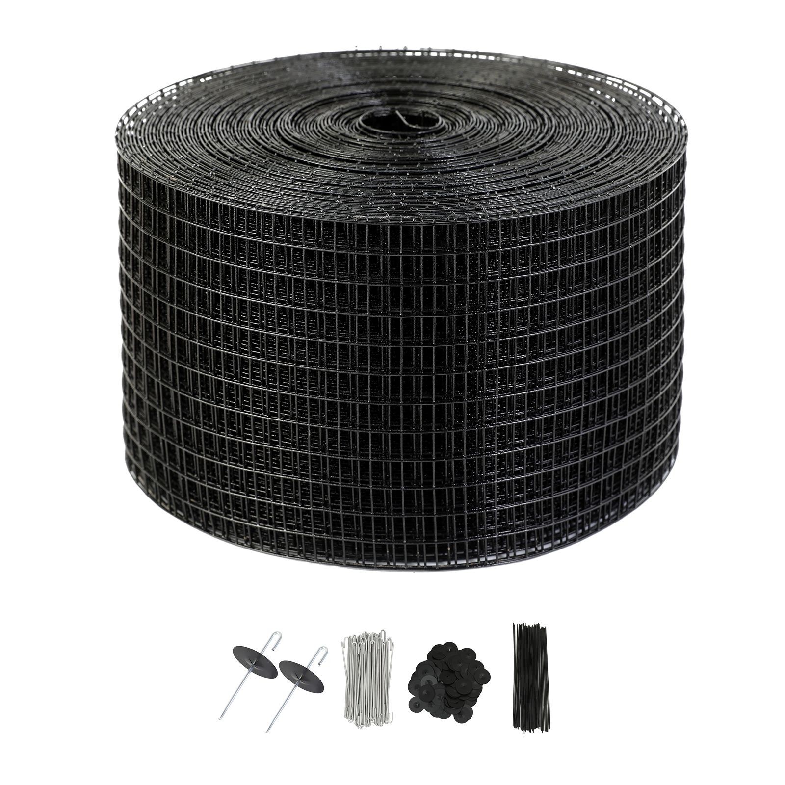 8 inch x 100ft Solar Panel Bird Guard, Critter Guard Roll Kit with 70pcs