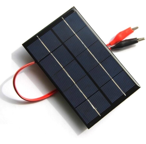 2W5V polycrystalline silicon charging panel solar panel clip charge 3.7V battery