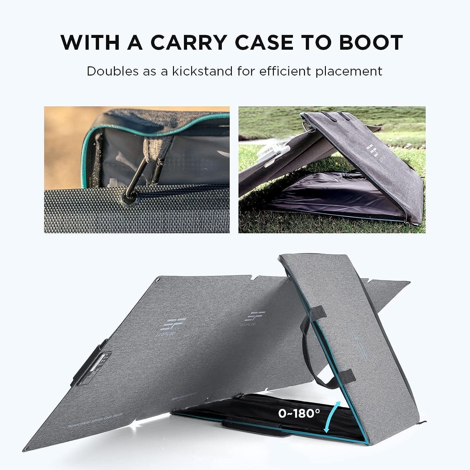 EcoFlow 110W Outdoor Camping Portable Solar Panel Foldable Solar Power Used