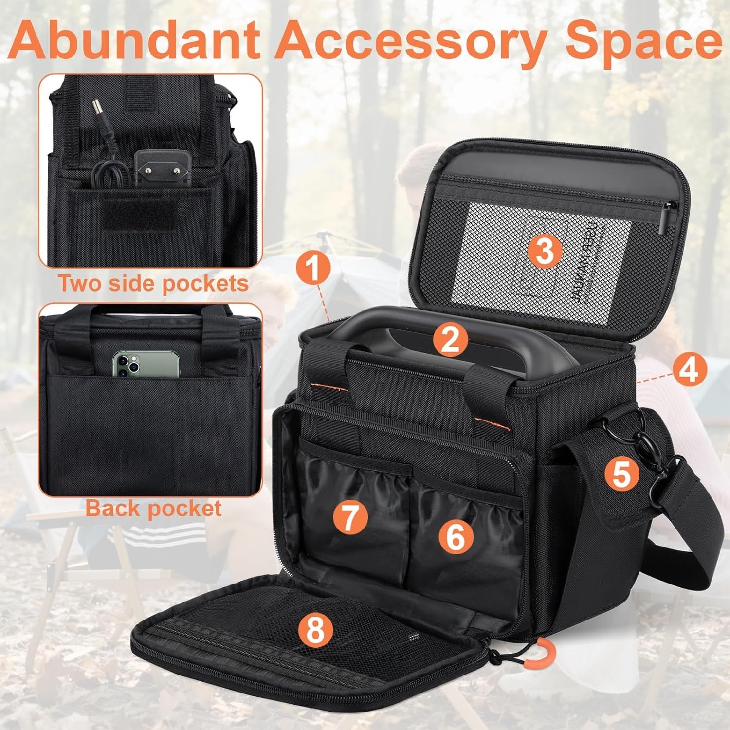 Portable Station Bag Compatible with Jackery Portable Power Station Explorer …