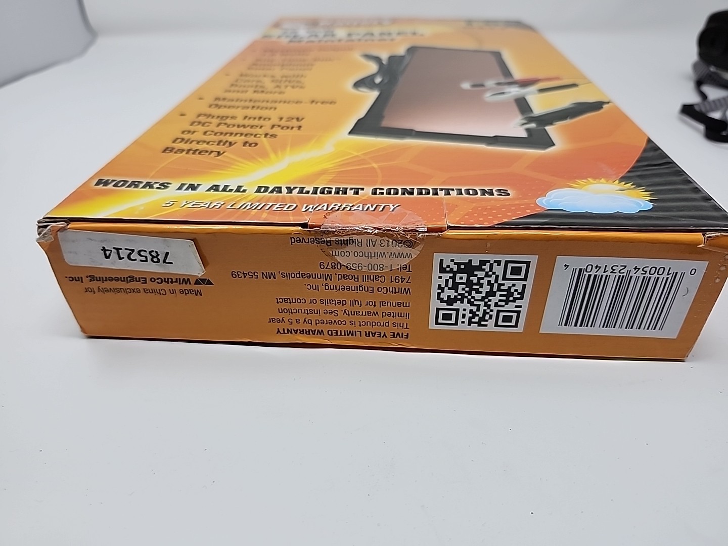 WirthCo 23140 Battery Doctor 1.8W Solar Panel Maintainer – 1 EACH