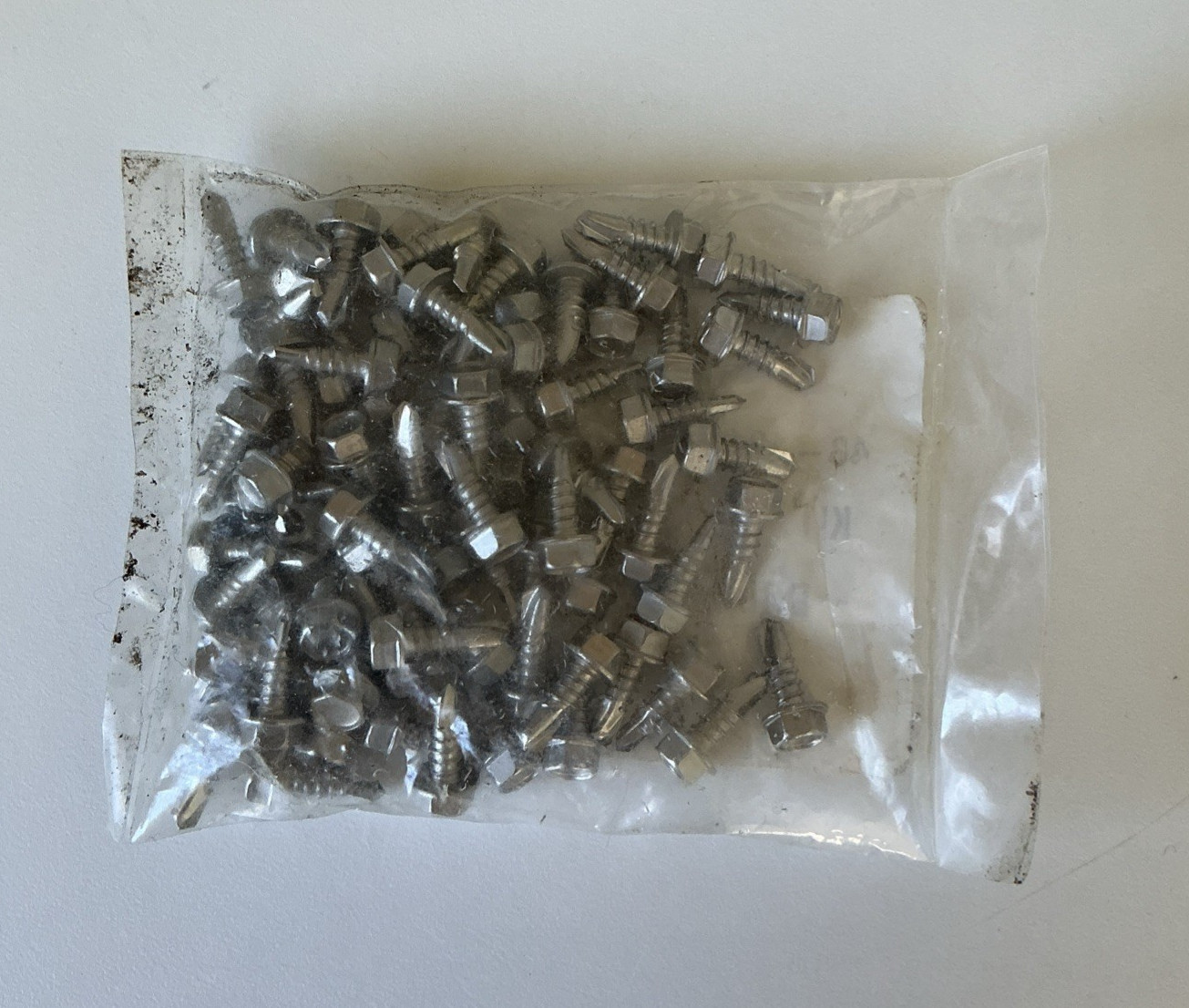 80 pack of IronRidge 48-1214-625-Q80 Rev A Self Drilling Screw #8 SS 3/4”