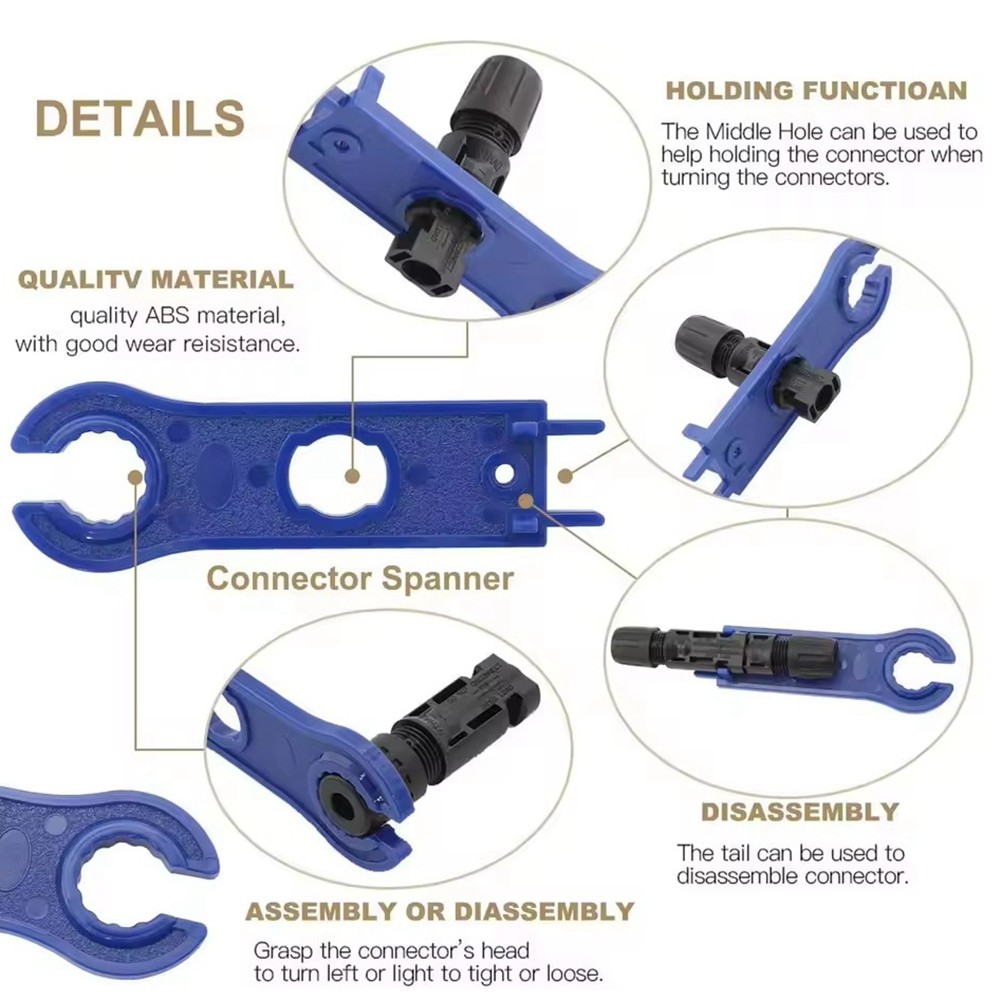 Solar Crimping Tool Set Crimping Tool Set Photovoltaic Solar Connector Kit P4G8