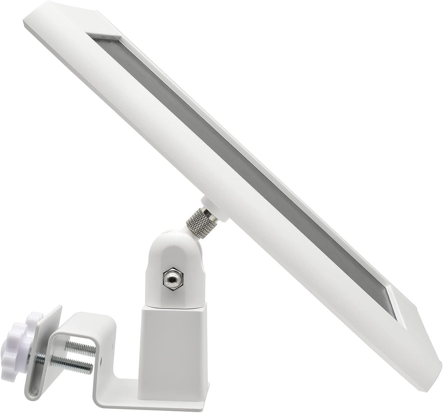 Universal Solar Panel Gutter Mount, White | Fits Ring/Arlo/Eufy/Wyze solar pa…