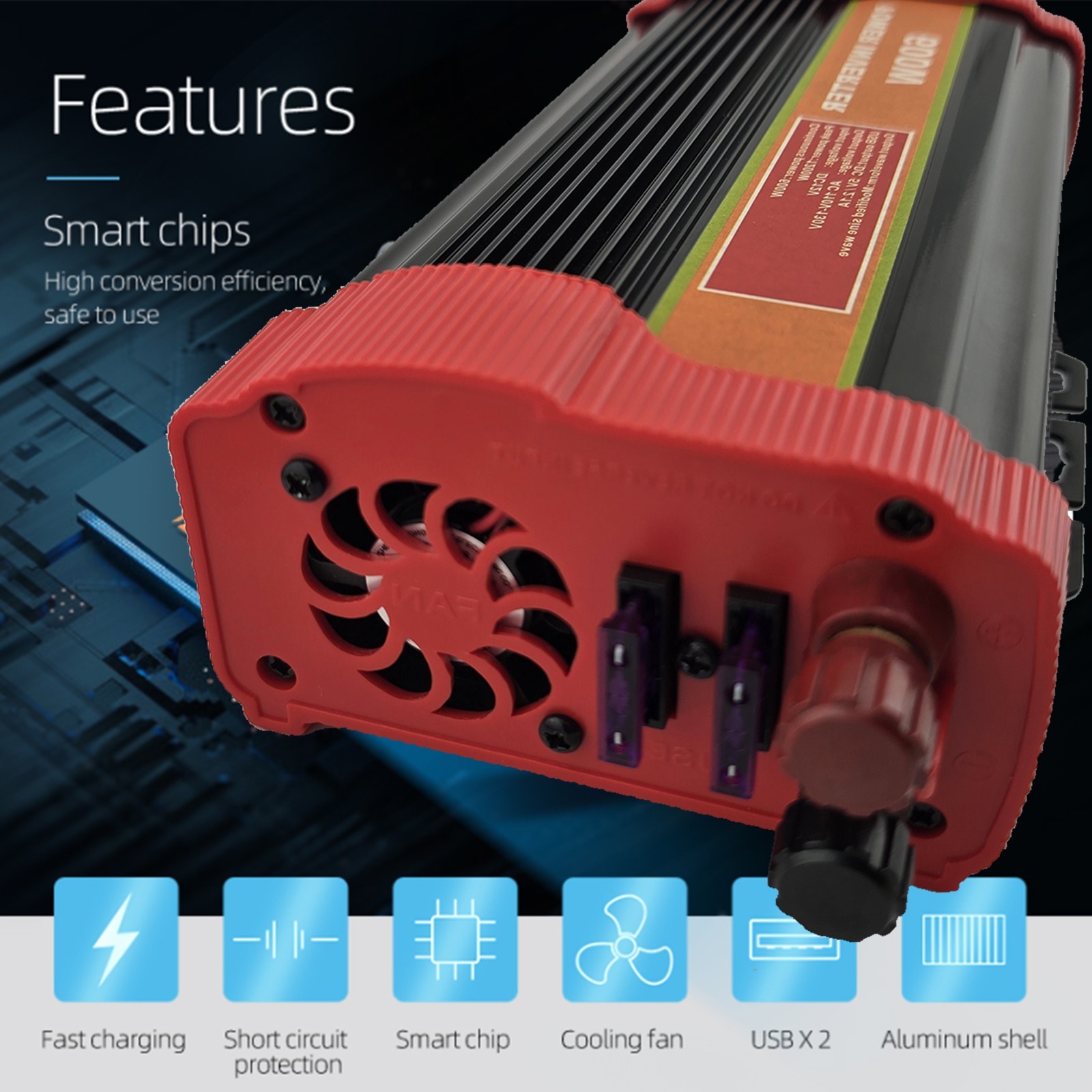 600W 12V to 110V/220V Solar System Combination Inverter Kit Solar 30A Controller