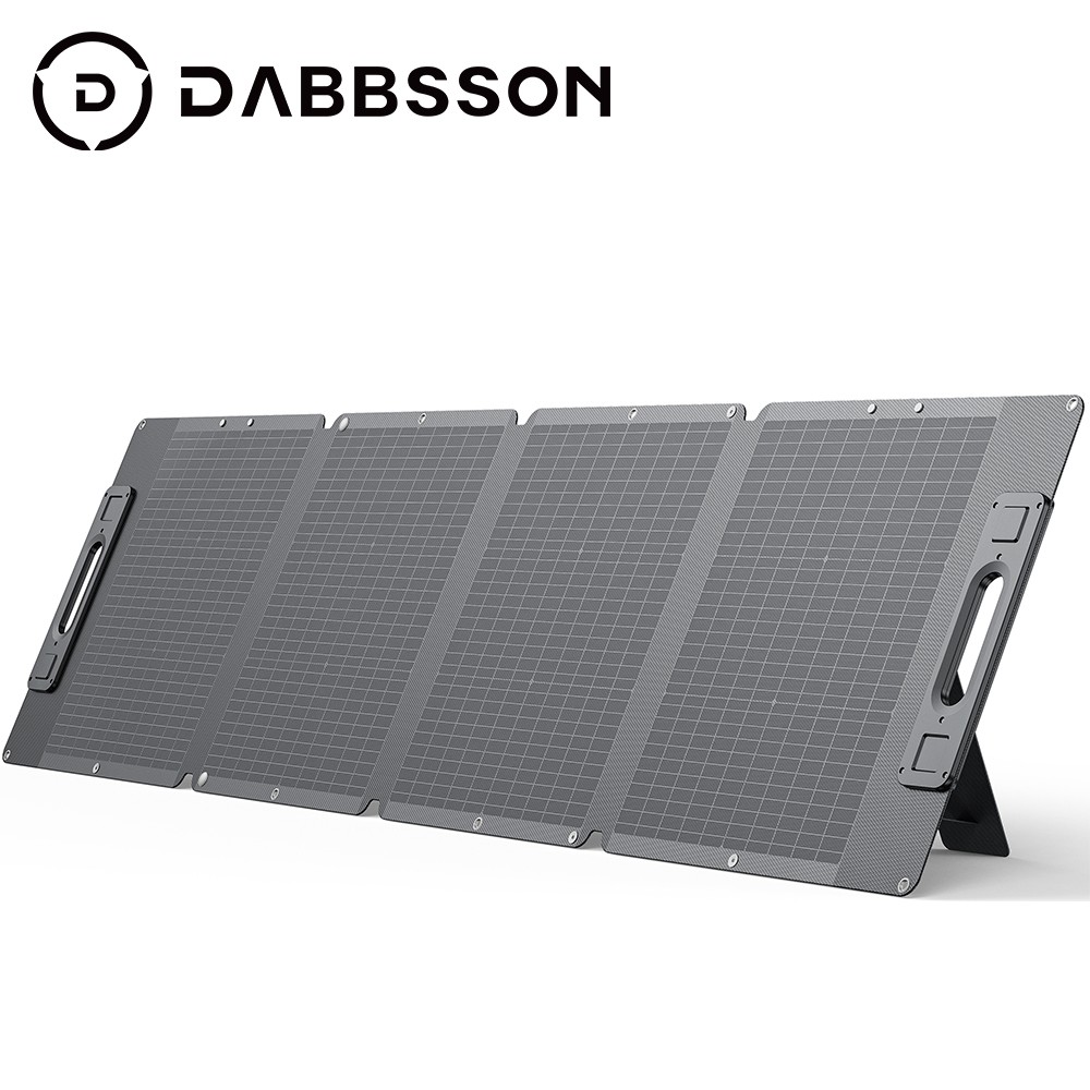 Dabbsson 2200W 2330Wh Power Station LiFePO4 w/ 2pcs Foldable Solar Panels 210W