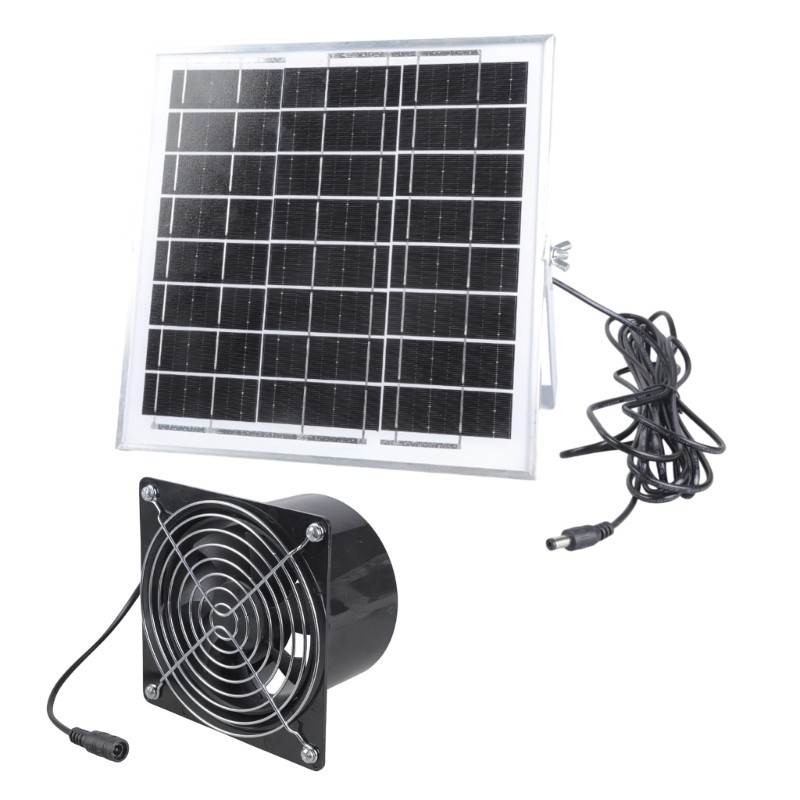 4.7×4.7 Foot Solar Distribution Fan With 3.9 Foot Channel For Window Venting