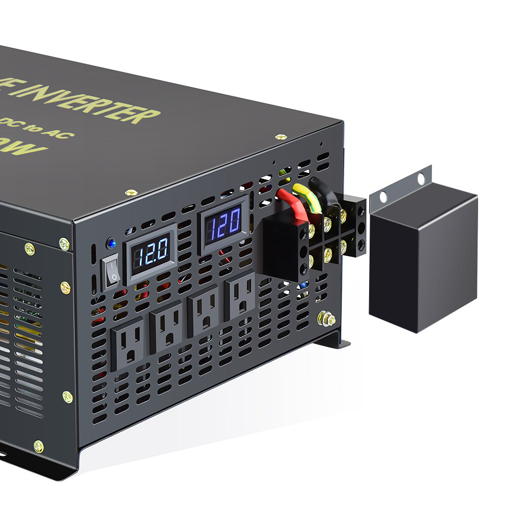 Pure Sine Wave Inverter 36V DC to AC 110V 120V Power 7000W Generator Carvan Car