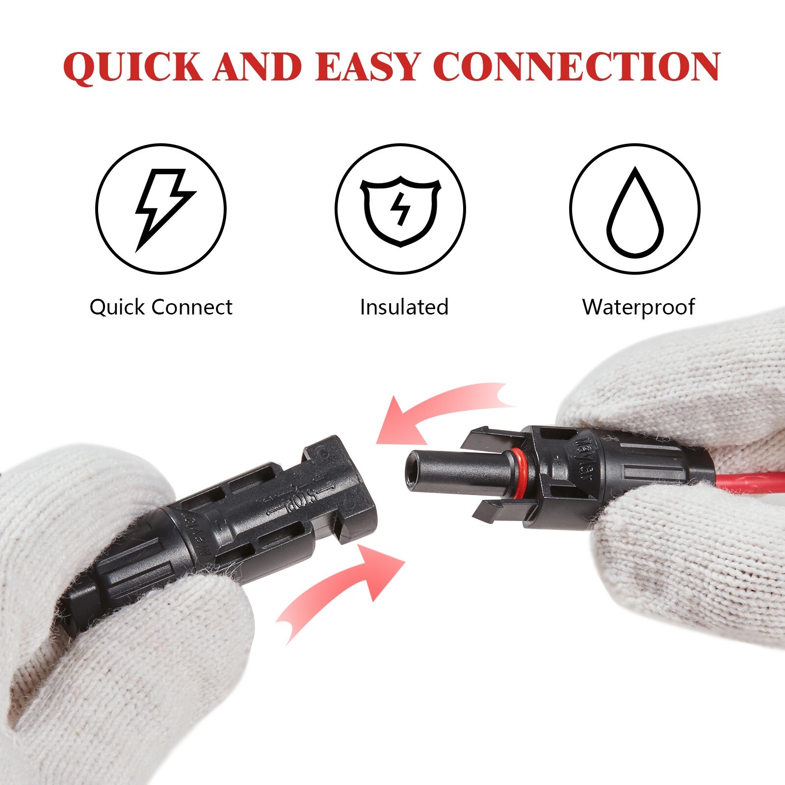 Universal 7-in-1 Solar Panel Adapter Cable fit for Jackery EcoFlow Powerstation