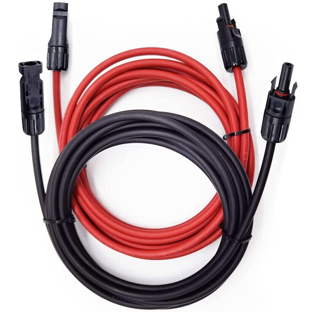 Solar Panel Extension Cable Wire Connector Regulator 2.5/4/6mm² 1M-10M