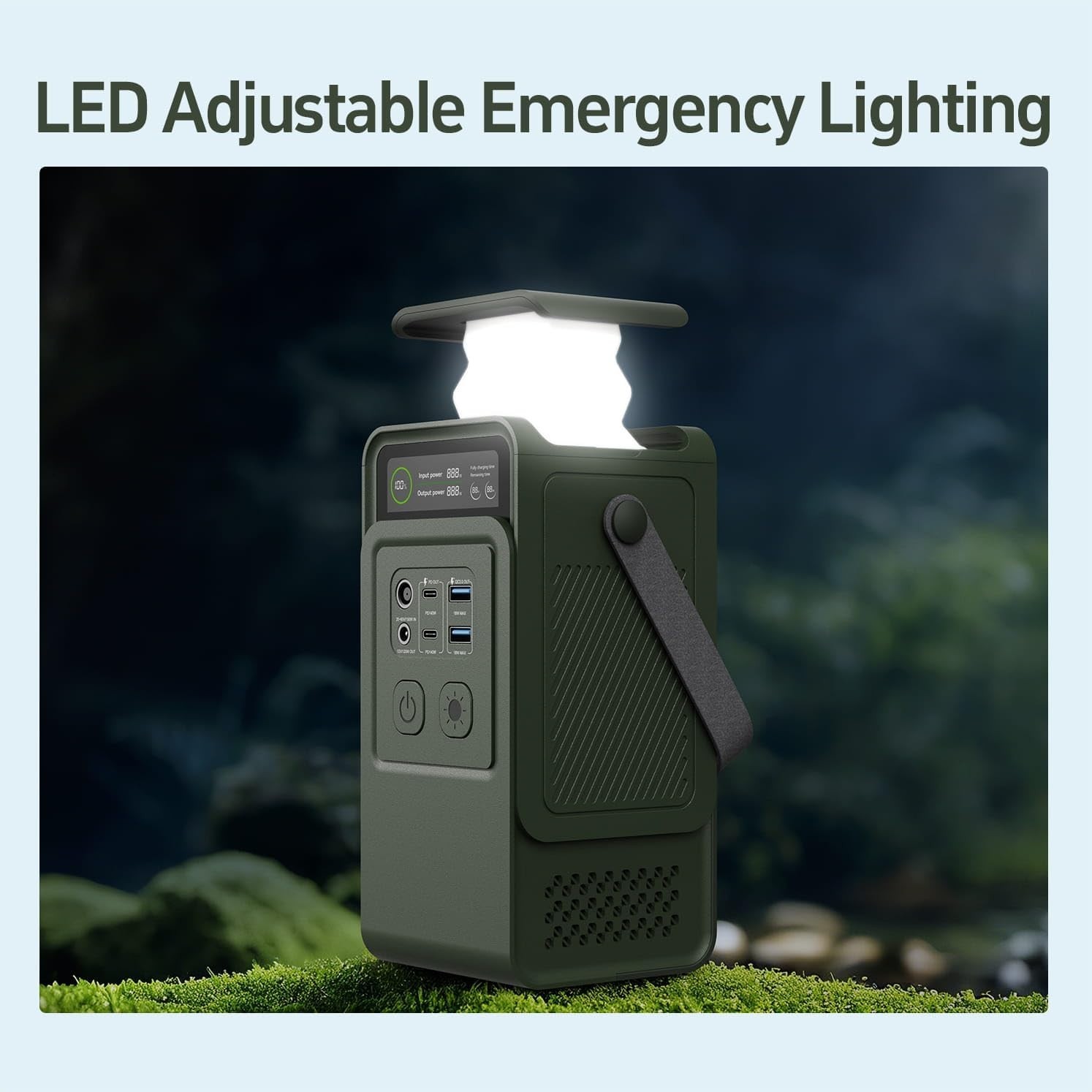 Portable Power Station Power bank 200W 60000 Mah LiFePO4 Battery