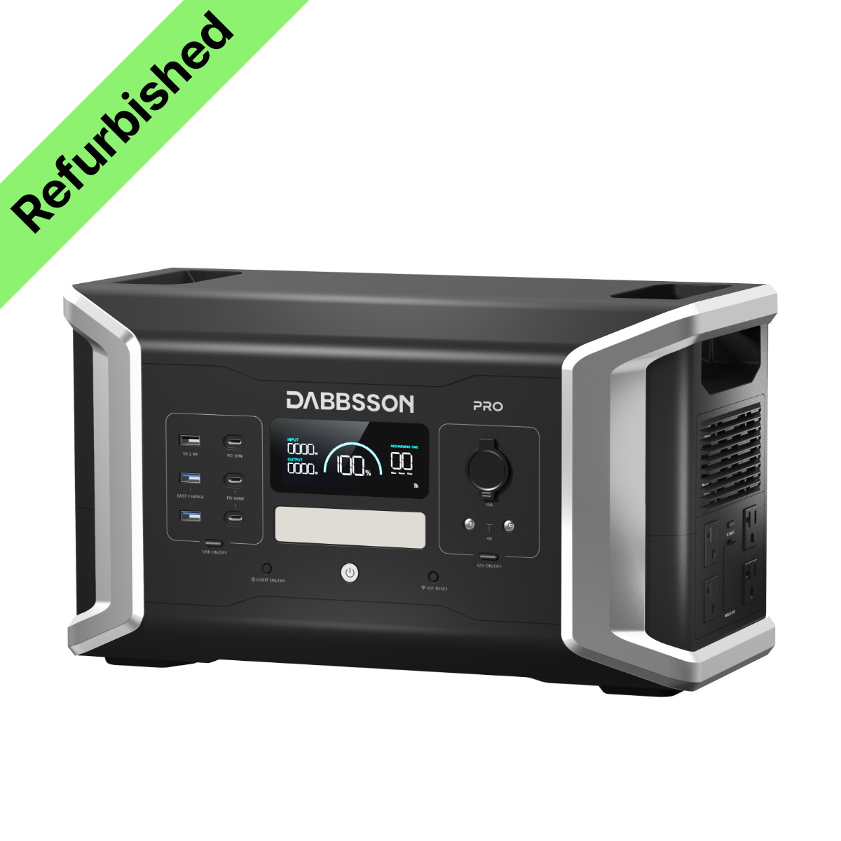 Dabbsson 2000W 1024Wh Power Station Portable LiFePO4 Battery Camping Home Backup