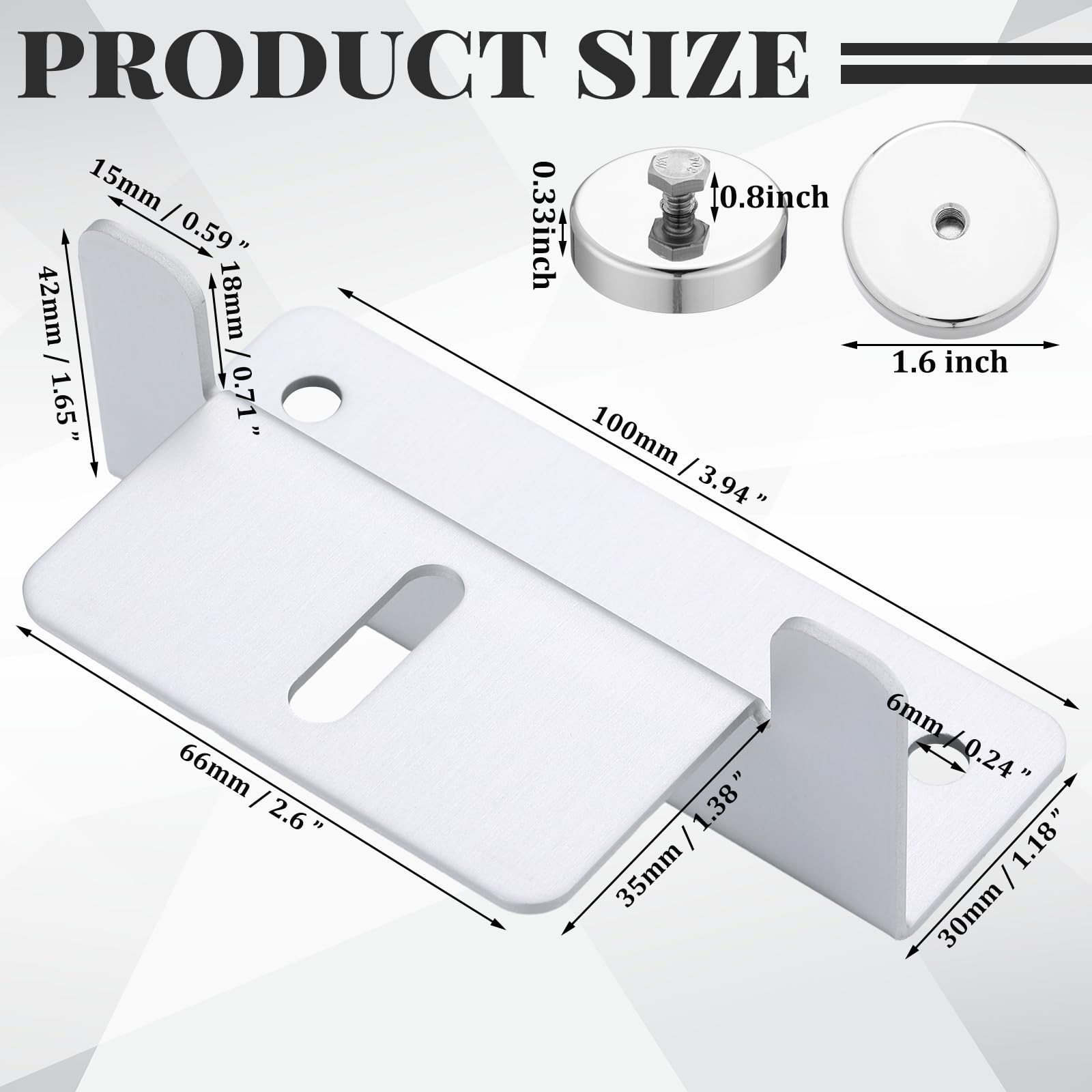 1200 Lbs No Drill Magnetic Solar Panel Mount Bracket Solar Panel Mounting Z B…