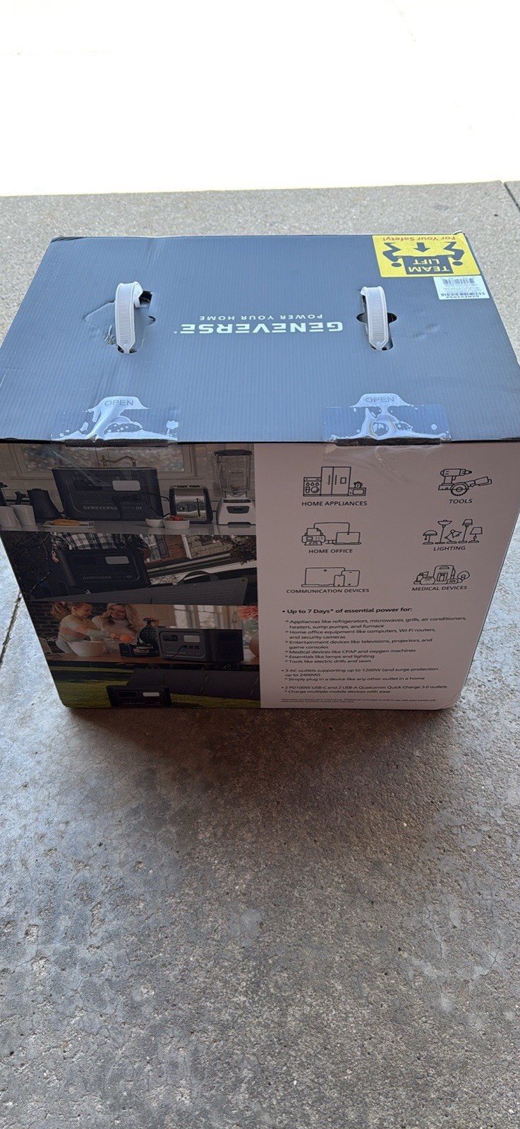 GENEVERSE (60-GVUS-SG2M2) 1210Wh Solar Generator Bundle – NEW! – FACTORY SEALED!