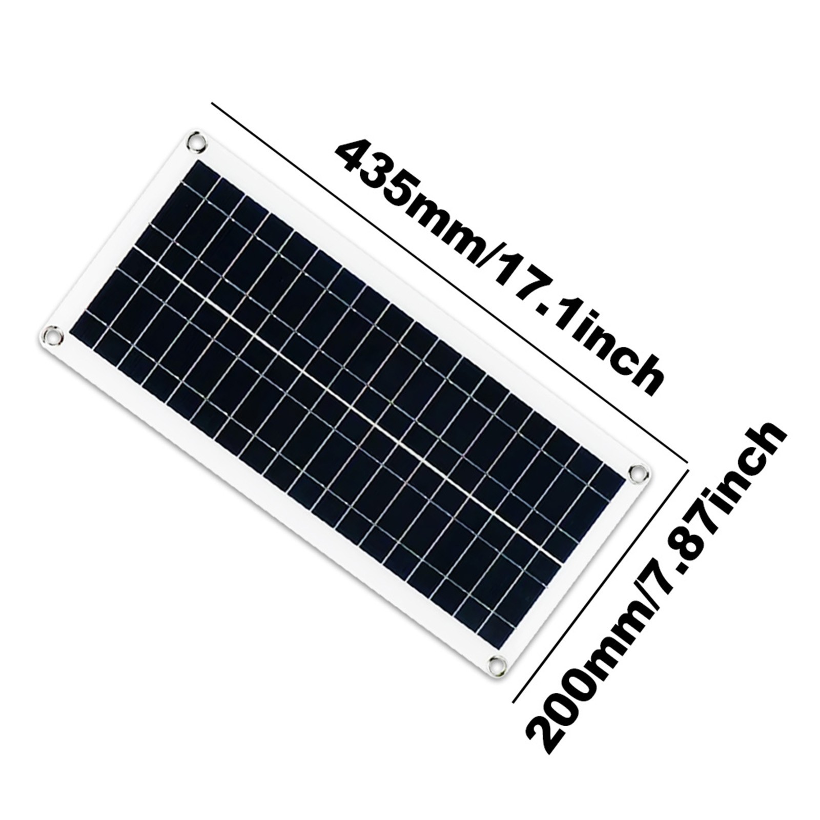 600W Solar Panels – 3x200W High-Efficiency PV Panels + 100A Controller