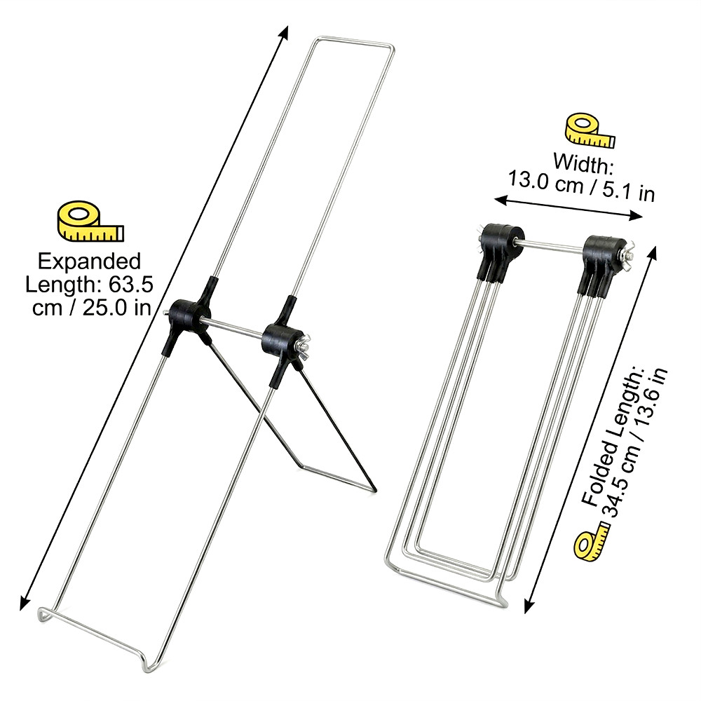 2 Pack Portable Solar Panel Tilt Mount Stand Adjustable Stainless Steel Bracket