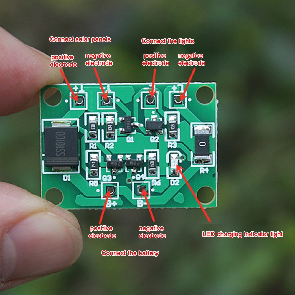 Garden Decor Solar Controller Dusk To Dawn Sensor For Solar Lawn Lights