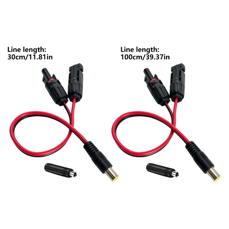 MC4S Solar Connectors Adapter Cable for Portable Power Input, DC7909 Charging