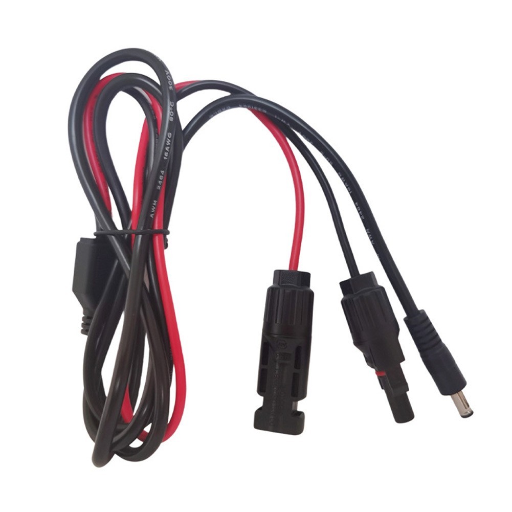 DC5521 to PV Panel Connector Cable 1.5m 16 For AWG Heavy Duty Solar Application