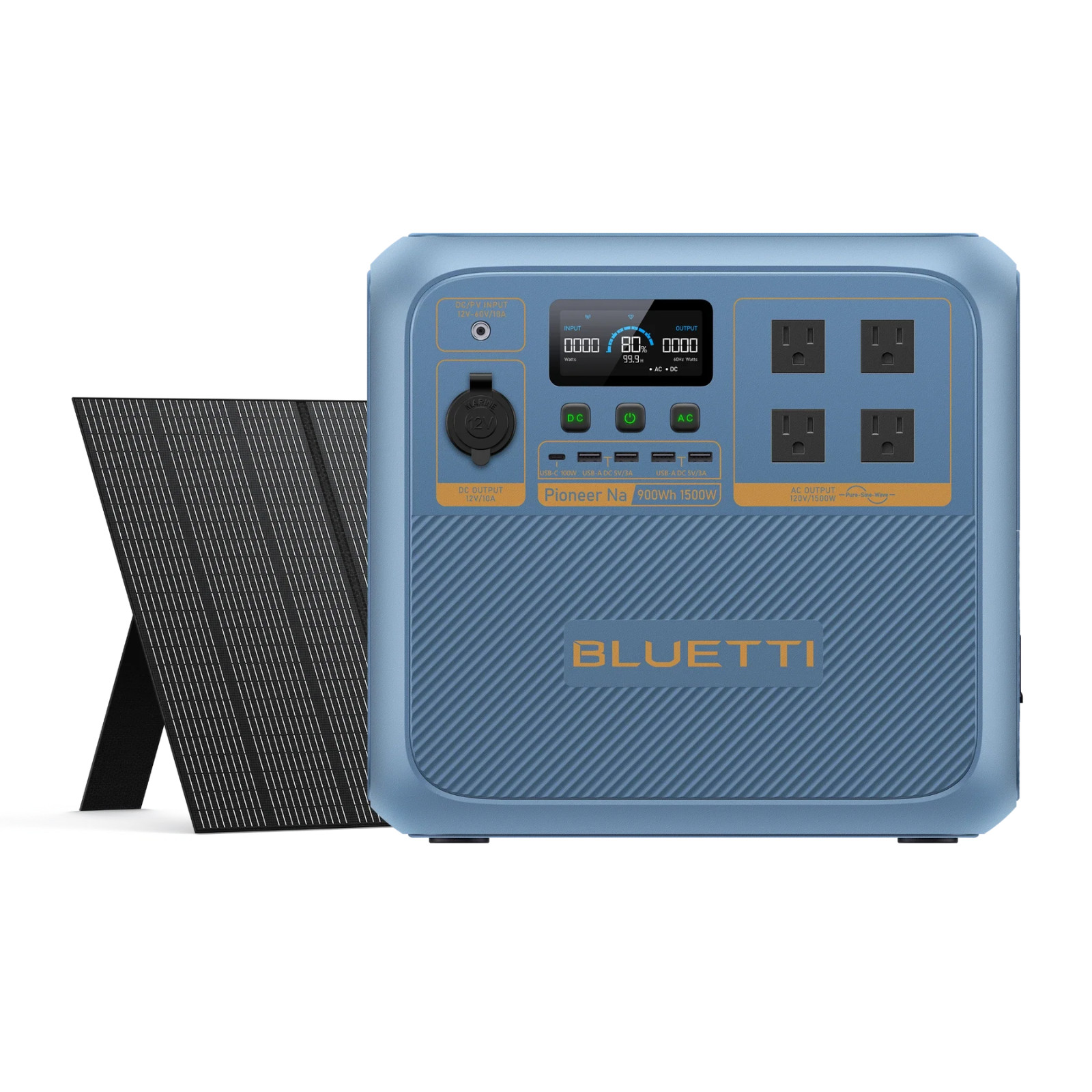 BLUETTI Pioneer Na Solar Ready Power Station + QTY 1 OF 350W Solar Panel