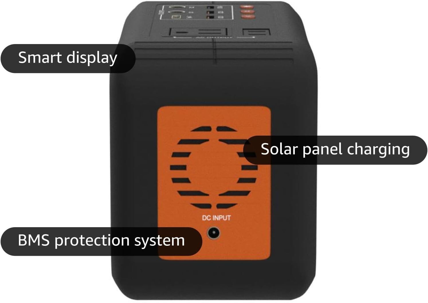 Compact Lithium Battery Power Station with 8 Outputs – 150W Peak for Outdoors